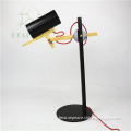 Modern Table Lamp Decorative Metal with Wood Study lamp LED Bulb Reading Desk Lamp
